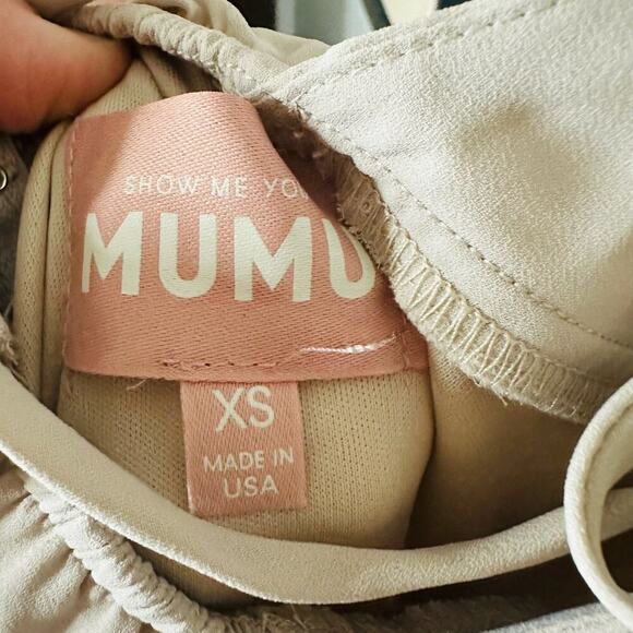 SHOW ME YOUR MUMU Light Blush Pink Godshaw Goddess Gown Size Extra Small - Picture 9 of 11